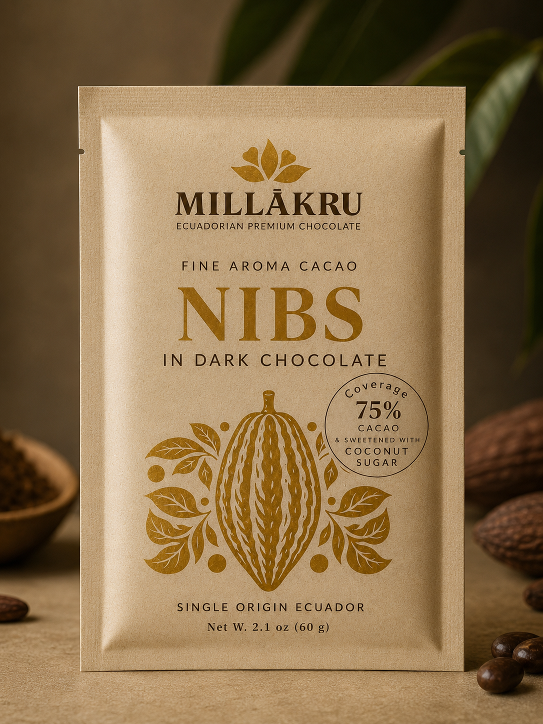 Cacao Pearls - Dark Chocolate Cacao Nibs